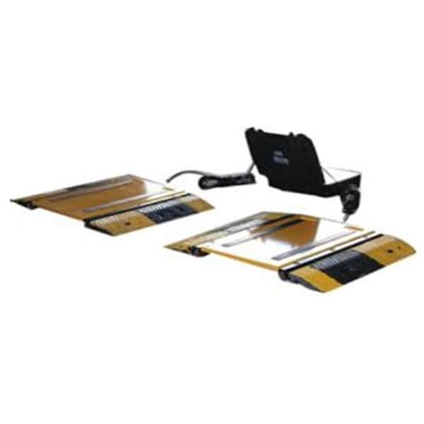 Optima Scales OP-928-1624 Portable Heavy Duty Weigh Axle Pads For Vehicles - 50;000 lbs x 20 lb-Pack of 2 OP-928-1624 - main